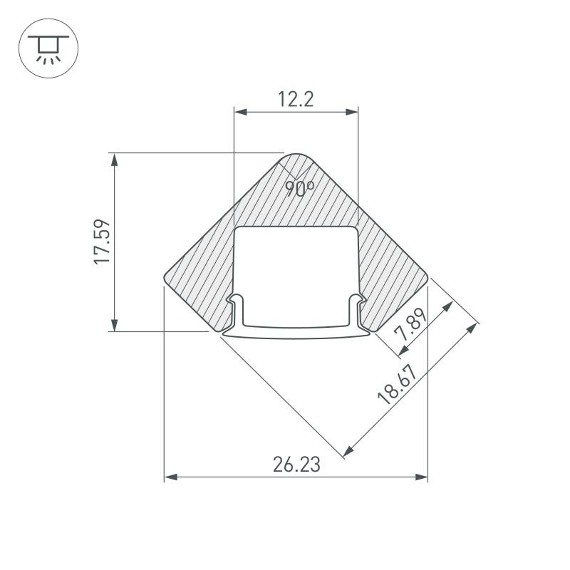 Профиль Arlight 018252