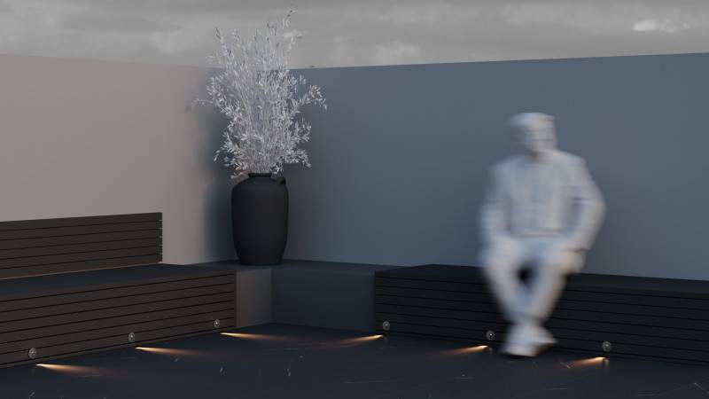 Светильник для ступеней Maytoni O014SL-L3B3K