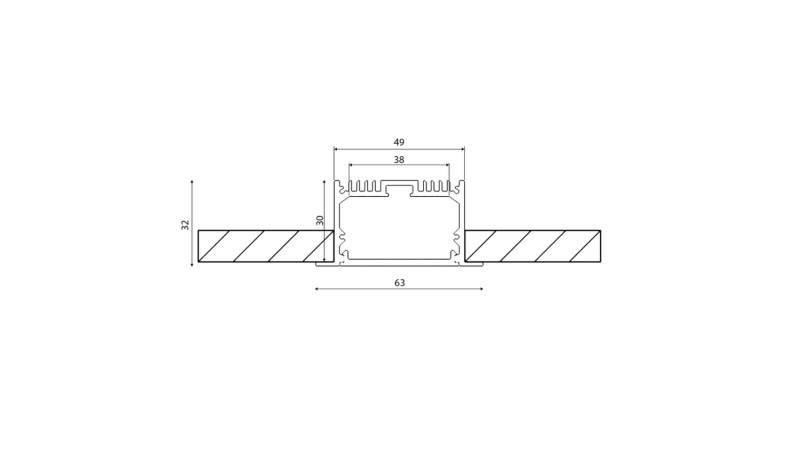 Профиль DesignLed LE.6332-R