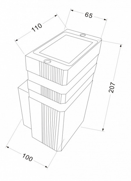 Накладной светильник Maytoni Unter den Linden O578WL-01B
