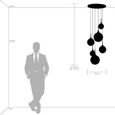 Каскадная люстра Lightstar 813062