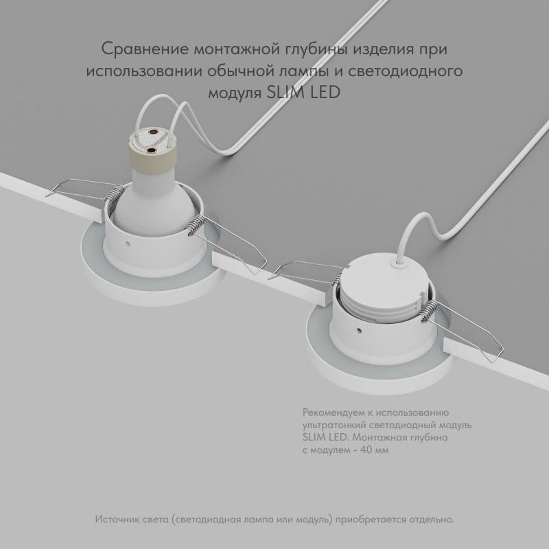 Влагозащищенный светильник Denkirs DK3012-WH
