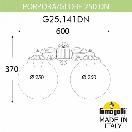 Светильник на штанге Fumagalli Globe 250 G25.141.000.AYE27DN