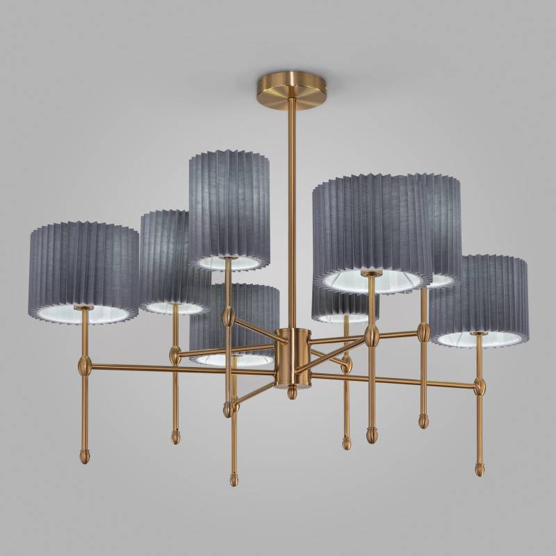 Люстра на штанге Eurosvet 60162/8 латунь