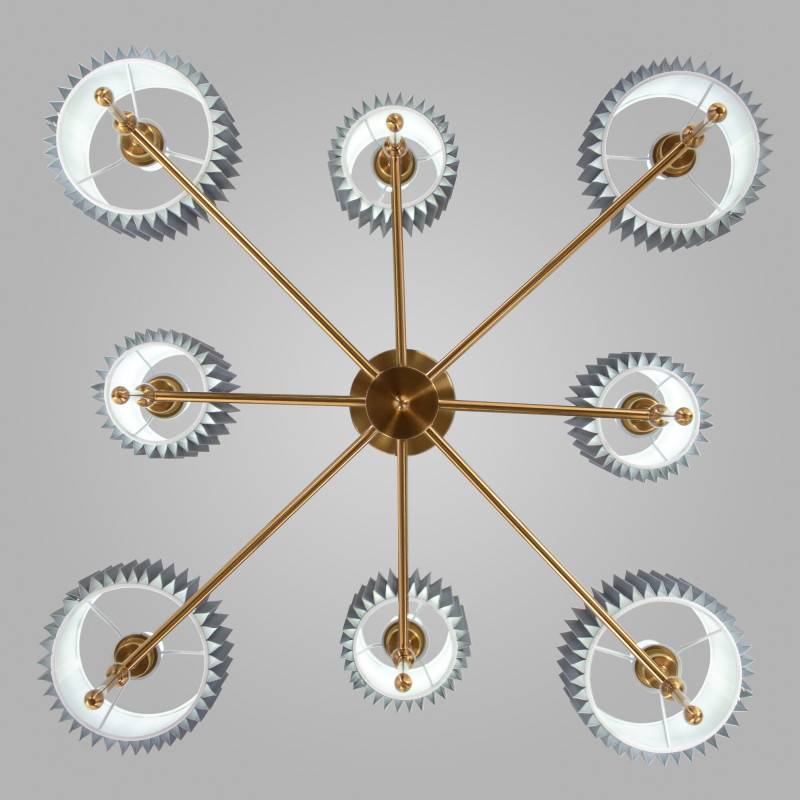 Люстра на штанге Eurosvet 60162/8 латунь