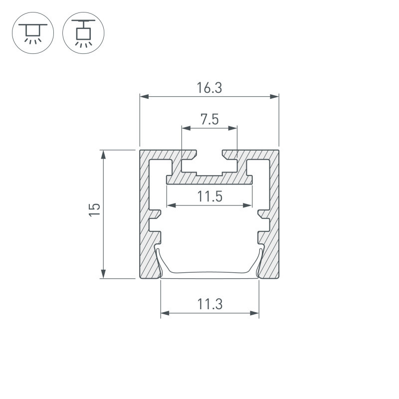 Профиль Arlight 035020