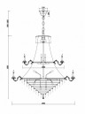Подвесная люстра Maytoni Palace DIA890-PL-66-G