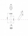 Светильник на штанге Maytoni Focus LED TR019-2-7W3K-W