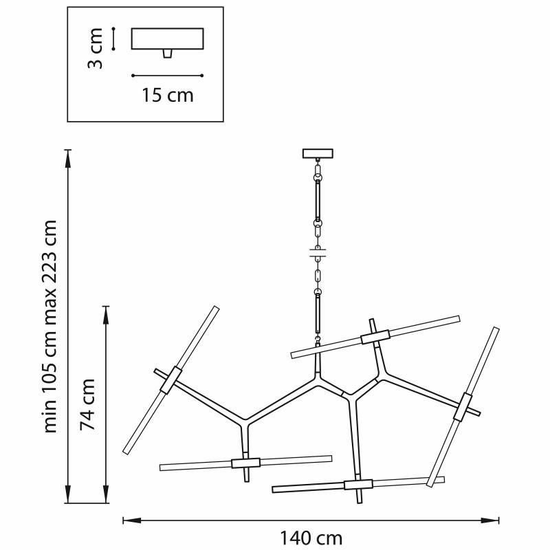 Подвесная люстра Lightstar 742107