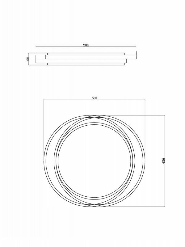 Накладной светильник Freya FR10031CL-L98W