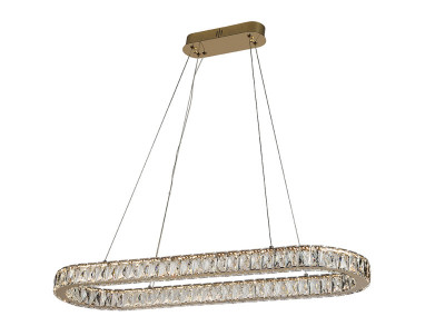 Подвесная люстра Newport 8580/90 C oval gold