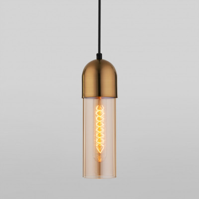 Подвесной светильник Eurosvet 50180/1 янтарный