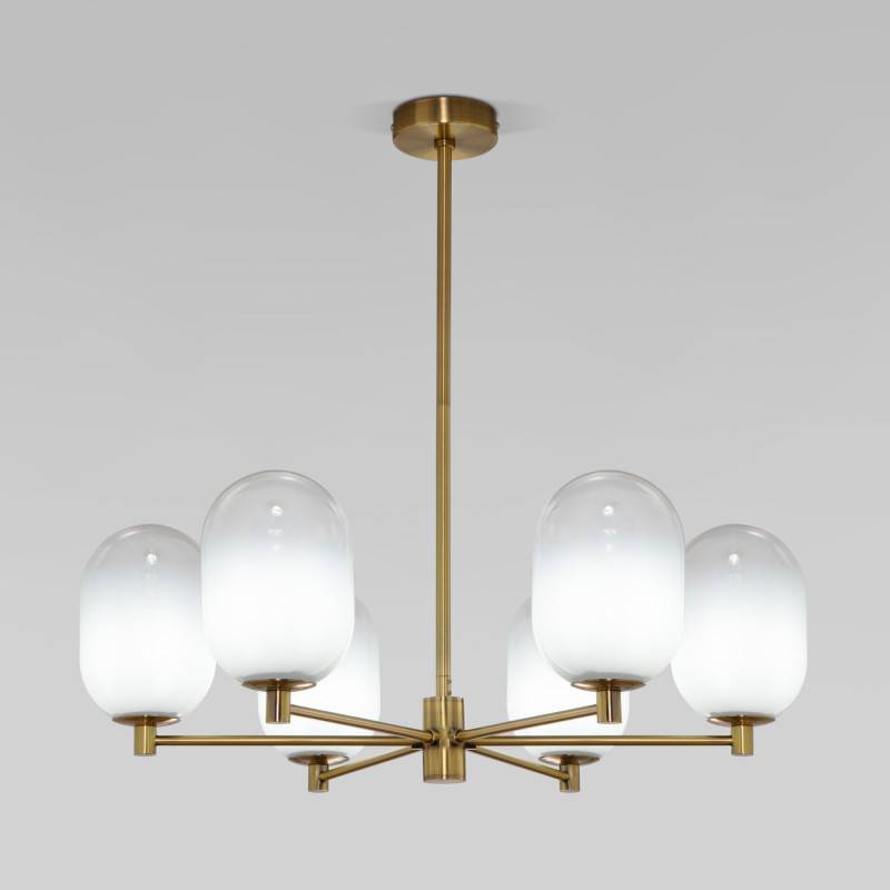 Люстра на штанге Eurosvet 60161/6 латунь