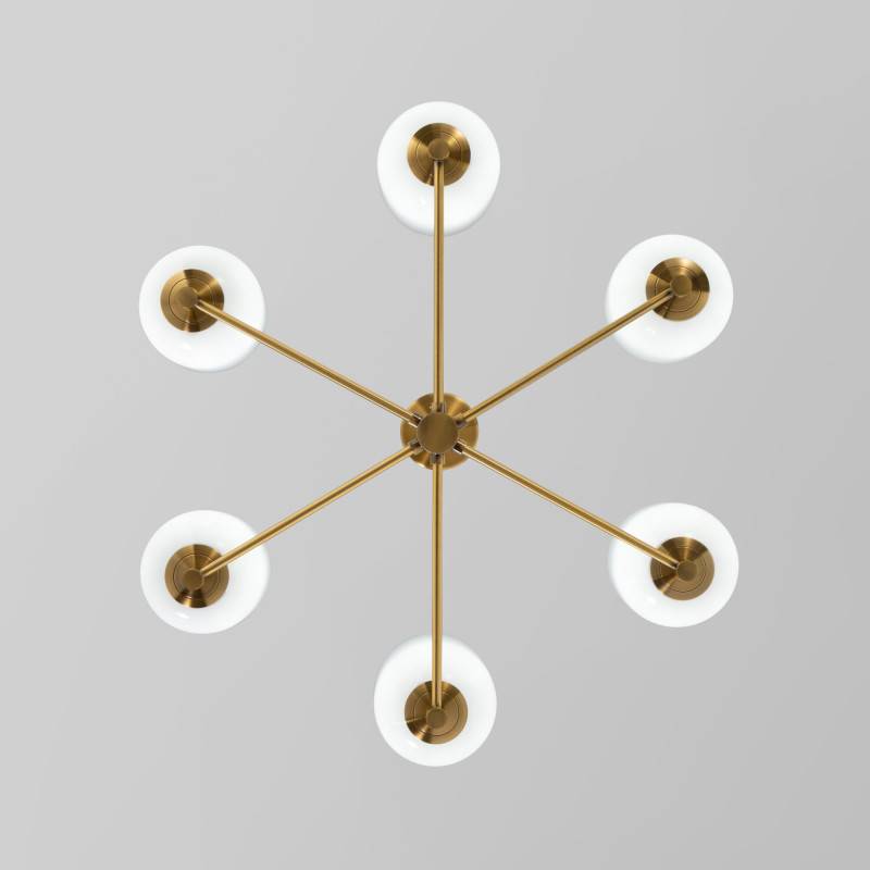 Люстра на штанге Eurosvet 60161/6 латунь