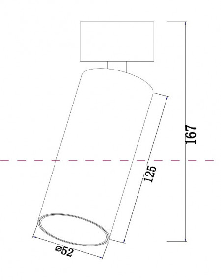 Накладной светильник Maytoni Focus LED C055CL-L12B3K