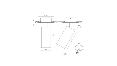 База встраиваемая SWG pro VL-M1-WH