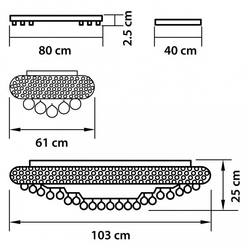 Накладная люстра Lightstar 704214