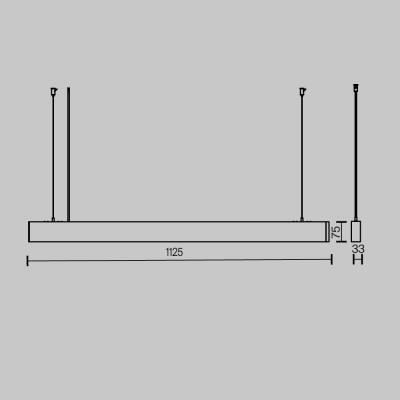 Линейный светильник Maytoni Technical P051PL-36W2.7-6K-W