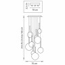 Каскадная люстра Lightstar 813092