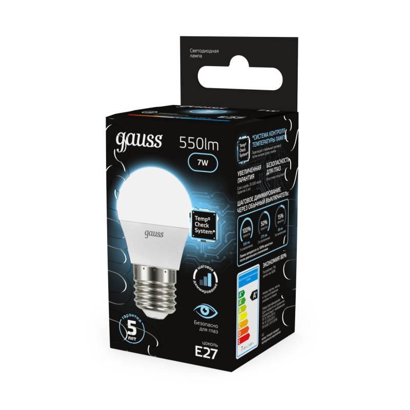 Светодиодная лампа Gauss 105102207-S