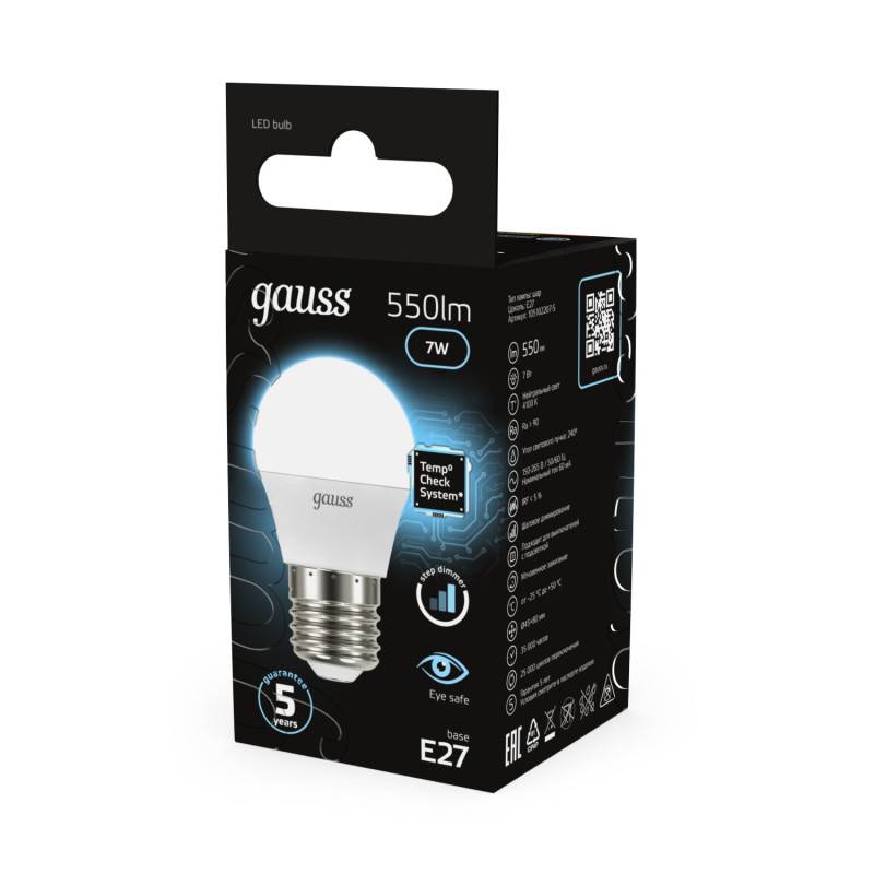 Светодиодная лампа Gauss 105102207-S