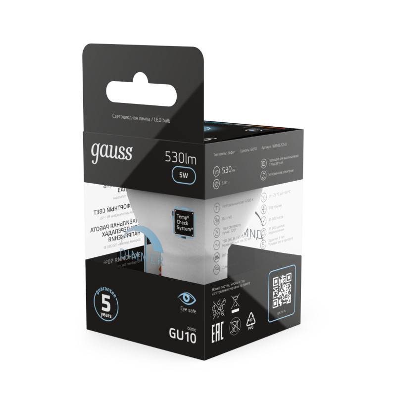Светодиодная лампа Gauss 101506205-D