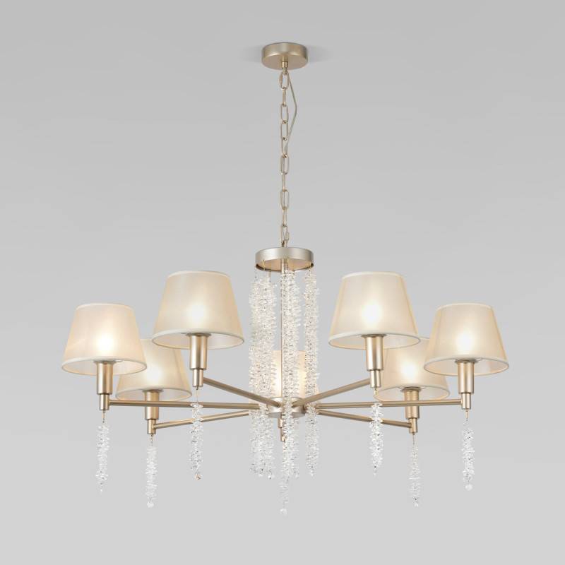 Подвесная люстра Eurosvet 60148/7 матовое золото