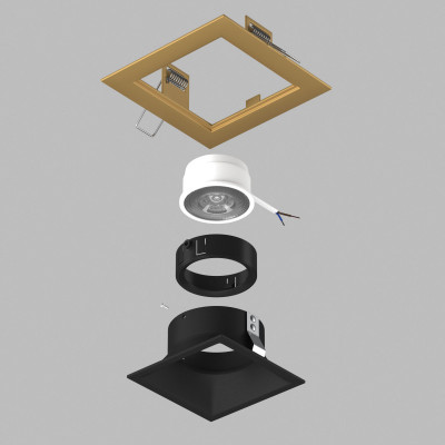 Встраиваемый светильник Lightstar D51307BMOD