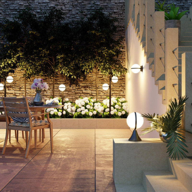 Садово-парковый светильник Odeon Light 4832/1A