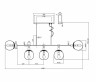 Подвесной светильник Maytoni Erich MOD221-PL-05-N