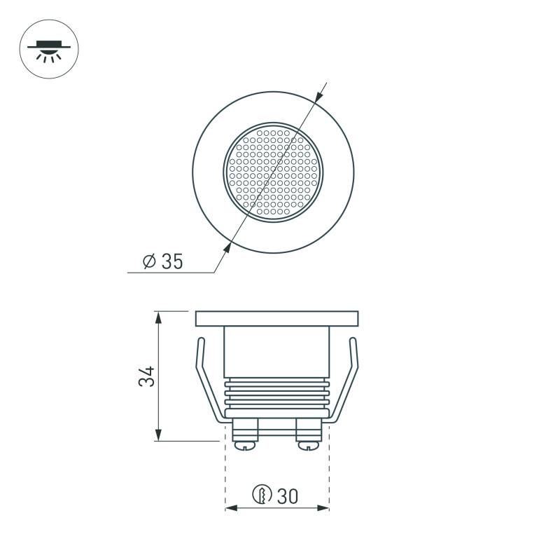 Мебельный светильник Arlight 020751