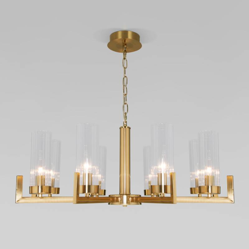 Подвесная люстра Eurosvet 60133/8 латунь