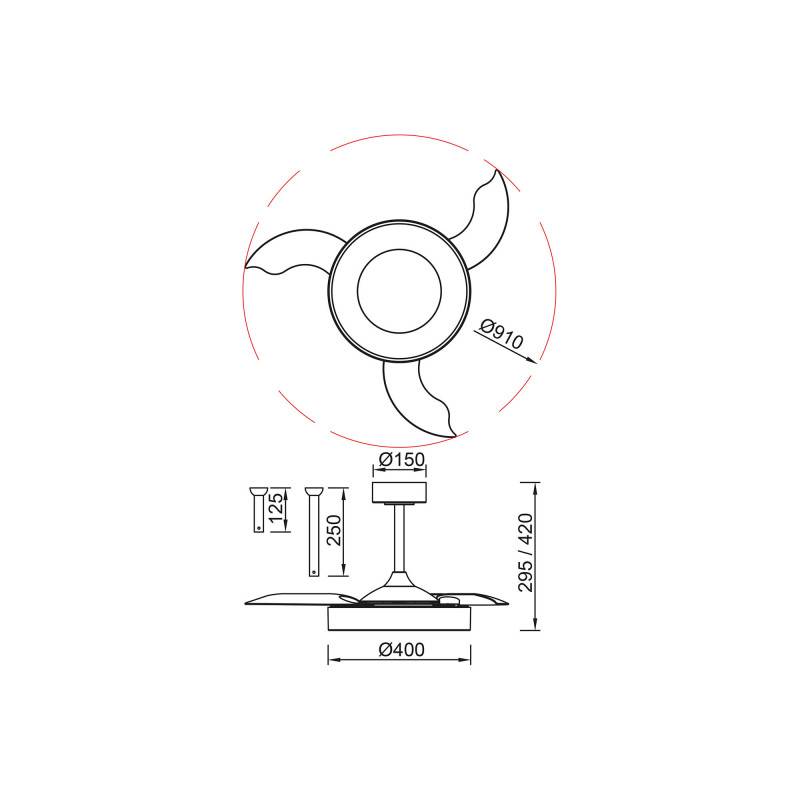 Подвесной светильник Mantra 9012