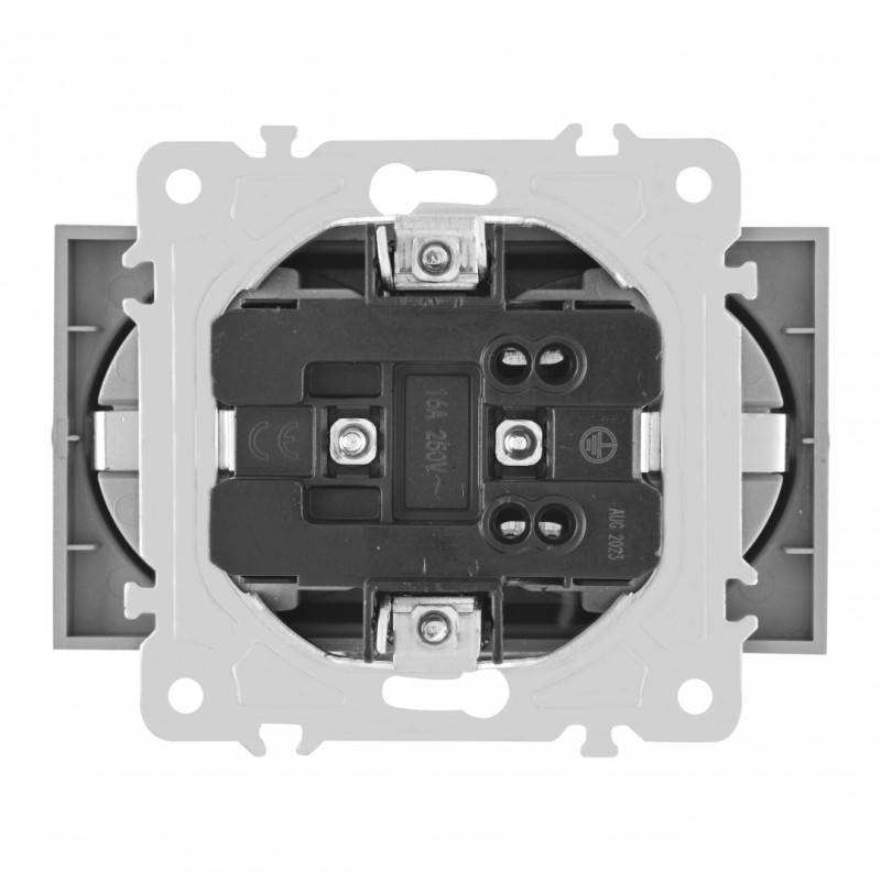 Розетка Arte Milano 203.40-2.silver