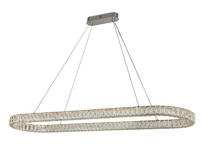 Подвесная люстра Newport 8580/140 C oval chrome