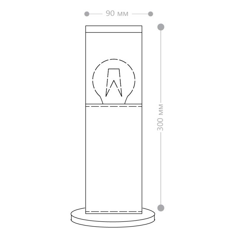 Садово-парковый светильник Feron 51332