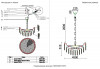 Подвесная люстра Crystal Lux HEDONIST SP12