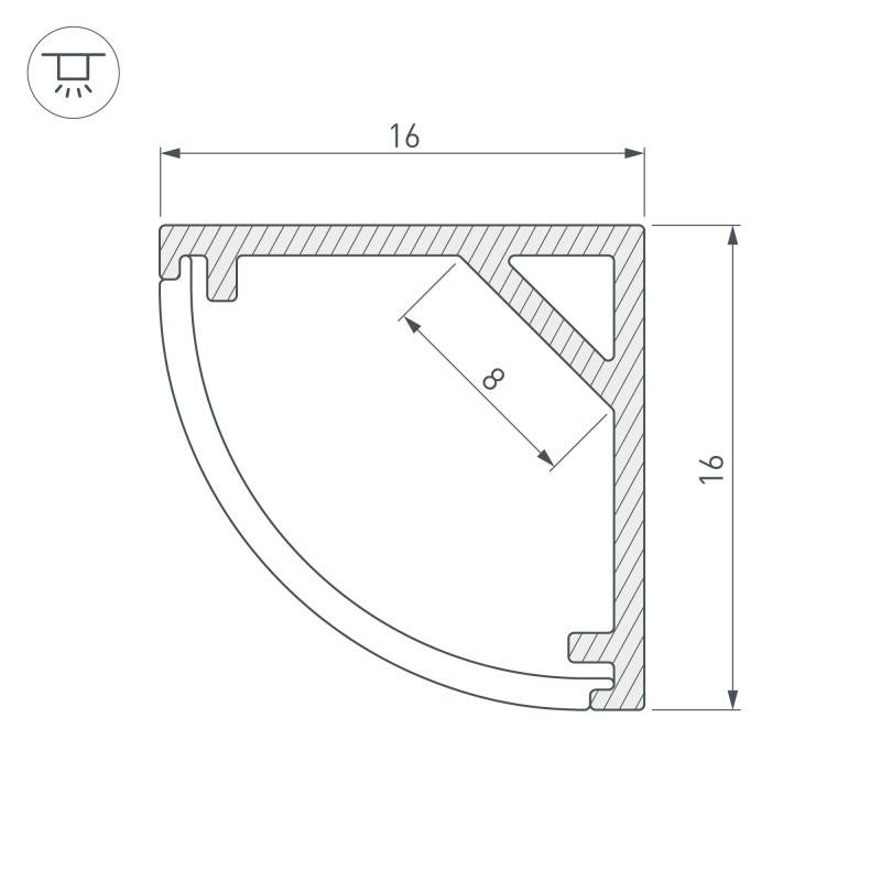 Профиль Arlight 023723