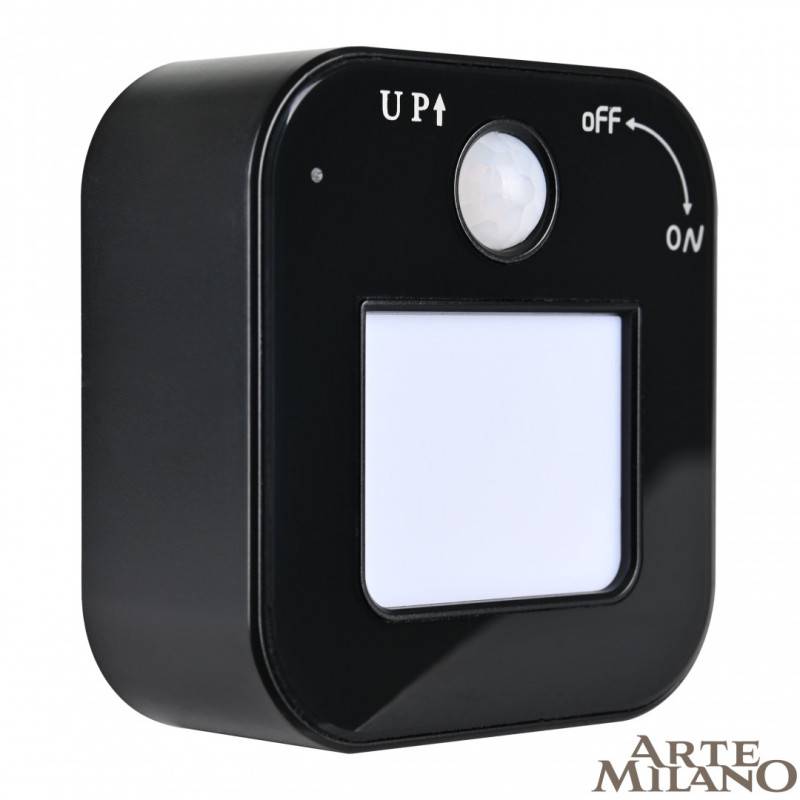 Трековая система розеток Arte Milano 380022TLS/LWS Black