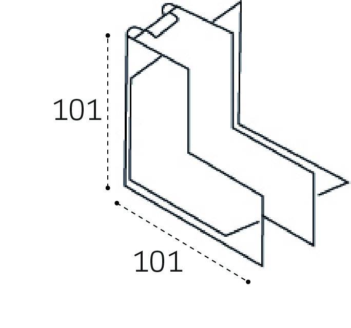 Соединитель для шинопровода ITALLINE IT09-9033 black