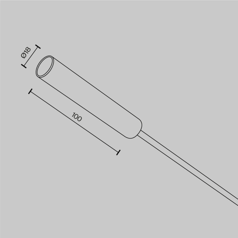 Заглушка Maytoni Technical CA003EC-BS