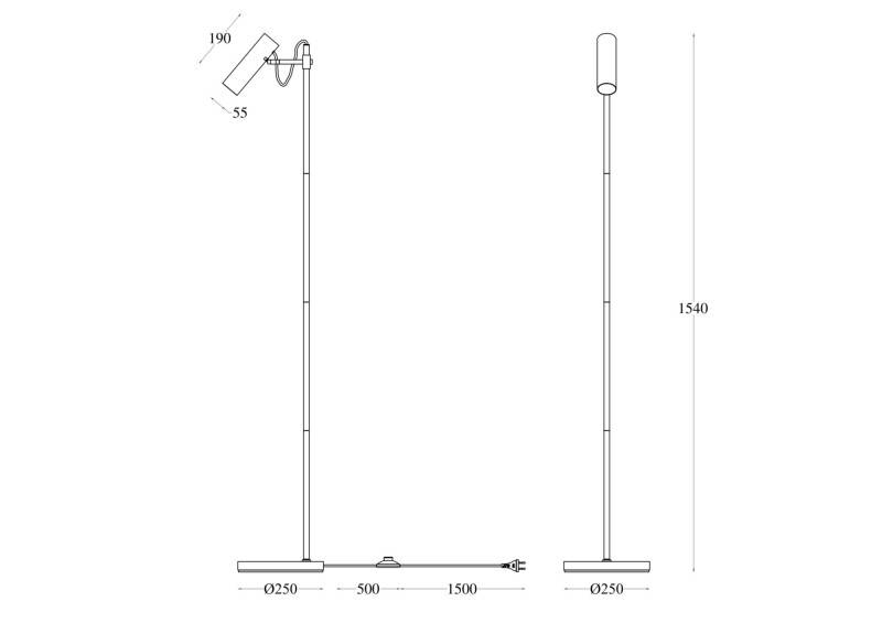 Торшер Maytoni MOD129FL-01W