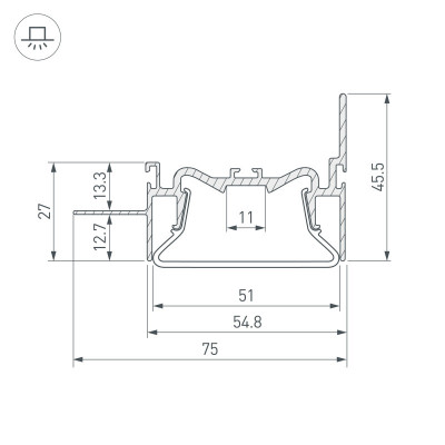 Профиль Arlight 035771