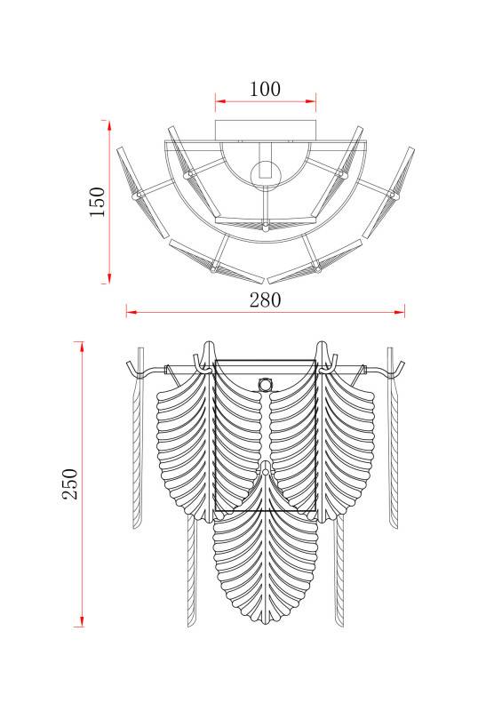 Бра Freya FR5143WL-01G