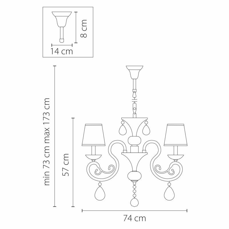 Подвесная люстра Lightstar 693082