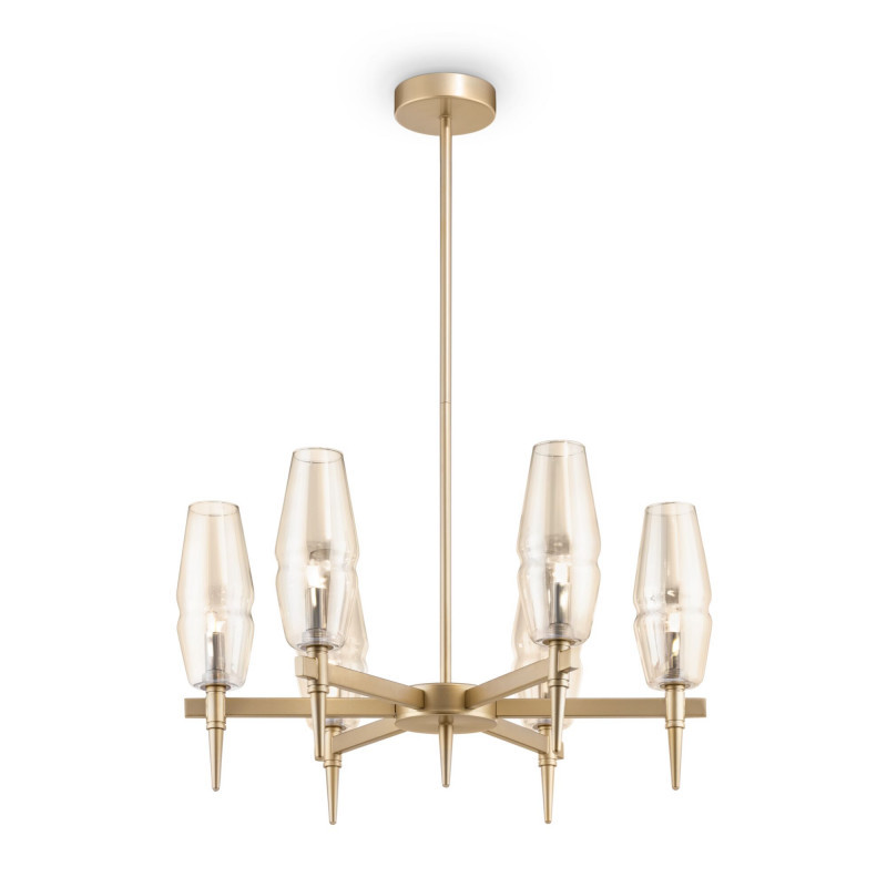 Люстра на штанге Maytoni H002PL-06G