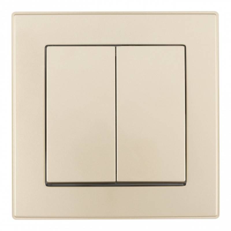 Выключатель Arte Milano SET06-1-30-2 shampan