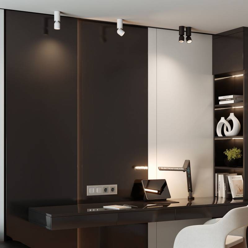 Спот Elektrostandard 25106/LED 8W 4000K черный