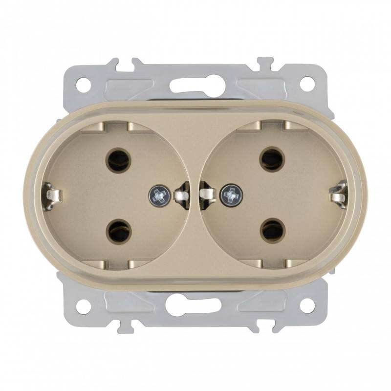 Розетка Arte Milano 202.40-2.shampan