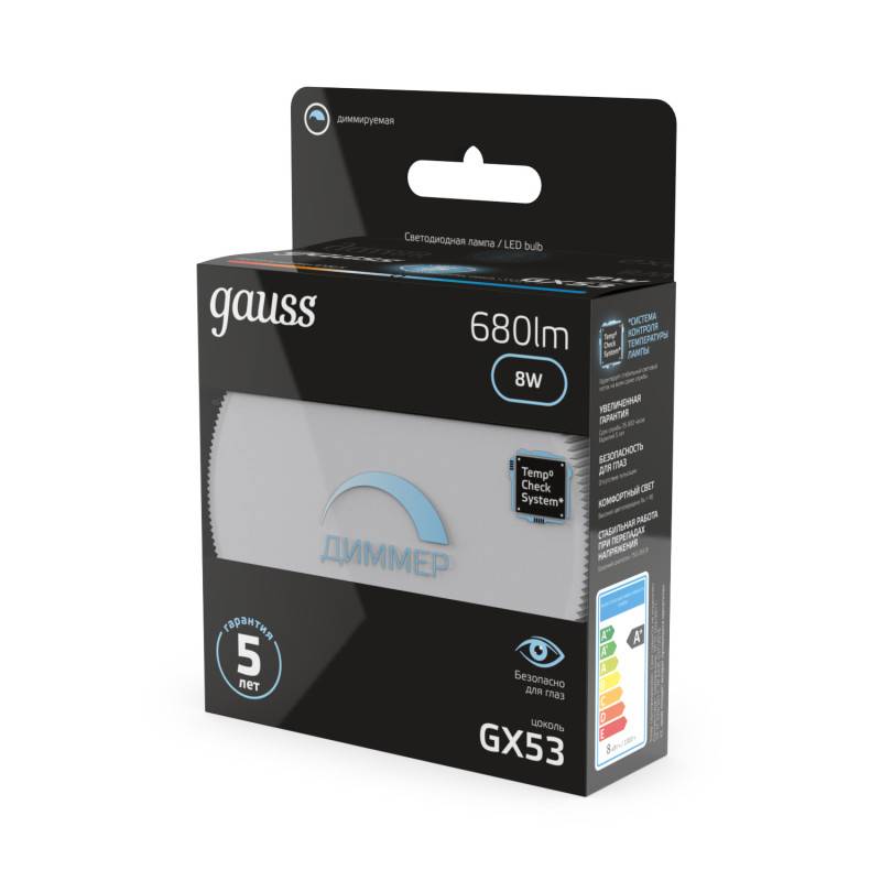 Светодиодная лампа Gauss 108408208-D